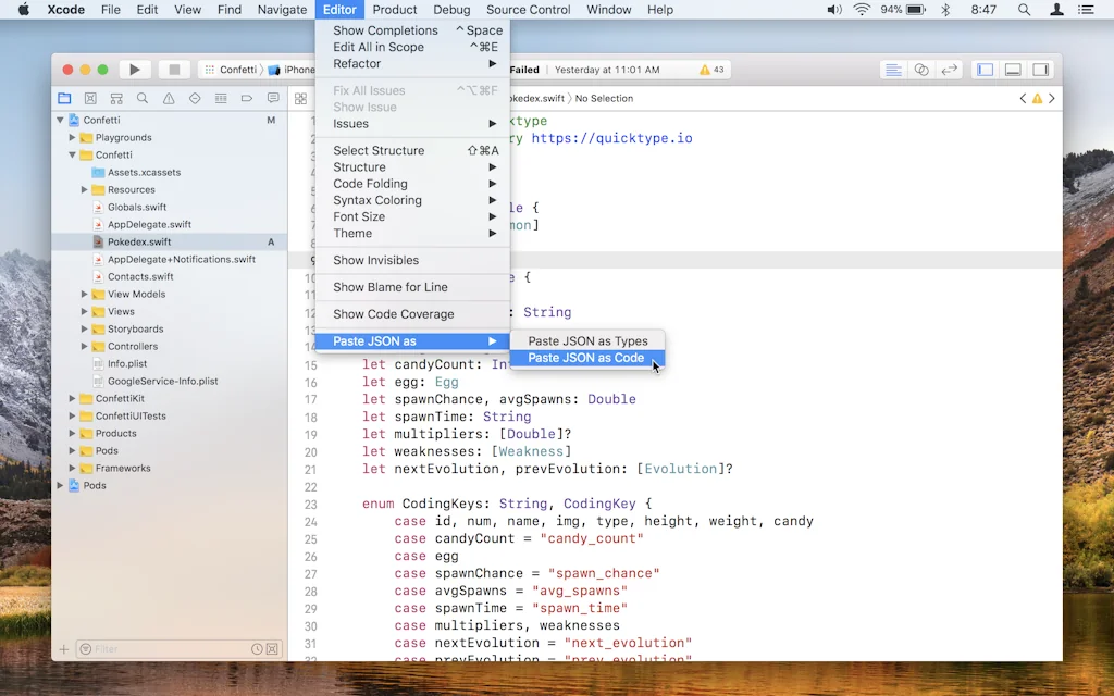 quicktype screenshot 2 of 3