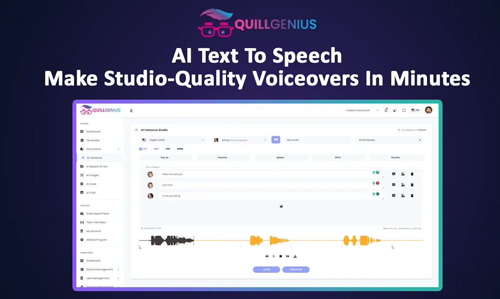 QuillGenius AI Copywriting Tool screenshot 8 of 9