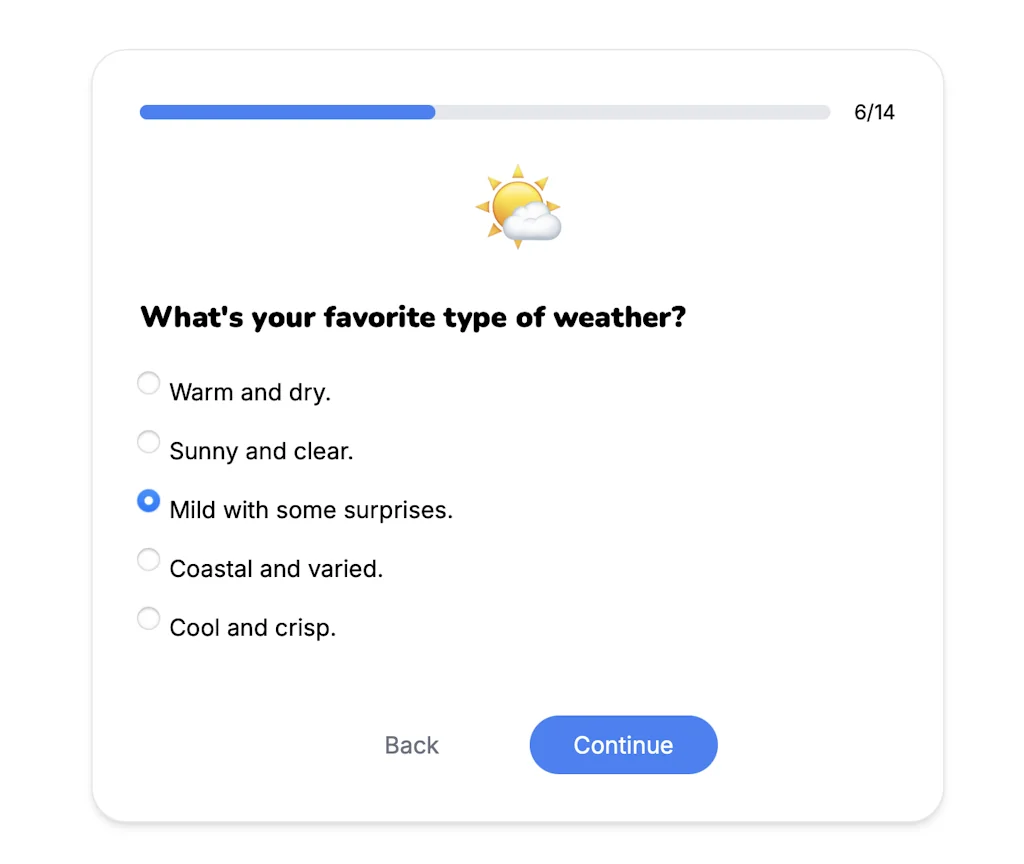 Rakun Sensory Sanctuary Quiz screenshot 4 of 5