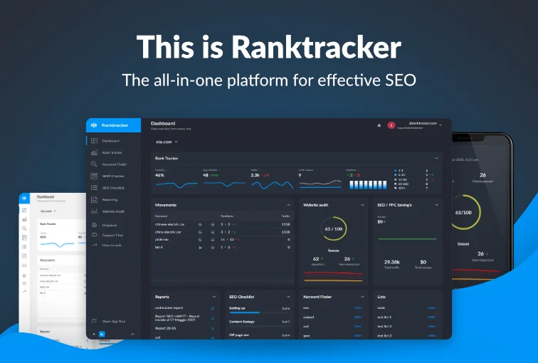 Ranktracker screenshot 1 of 2