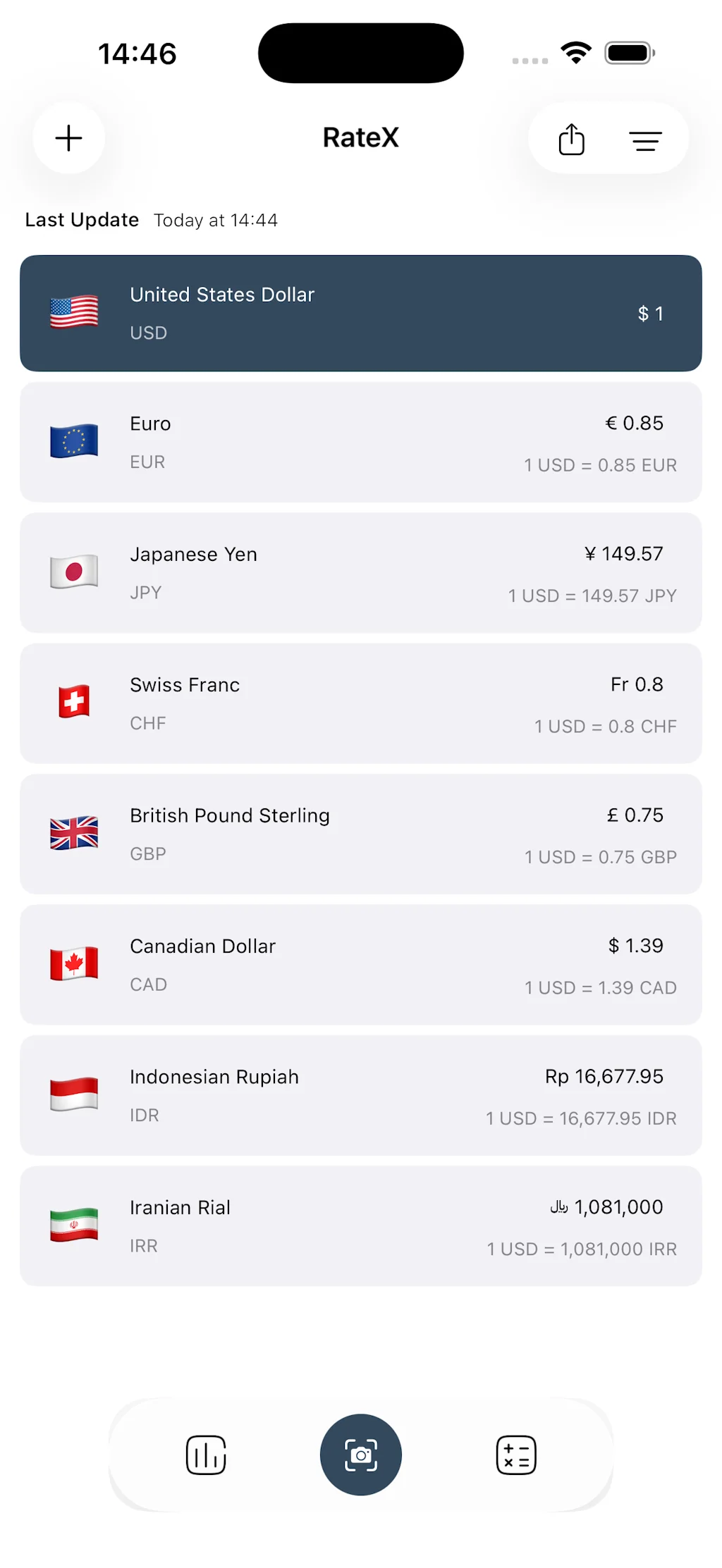 RateX AI: Currency Converter screenshot 3 of 7