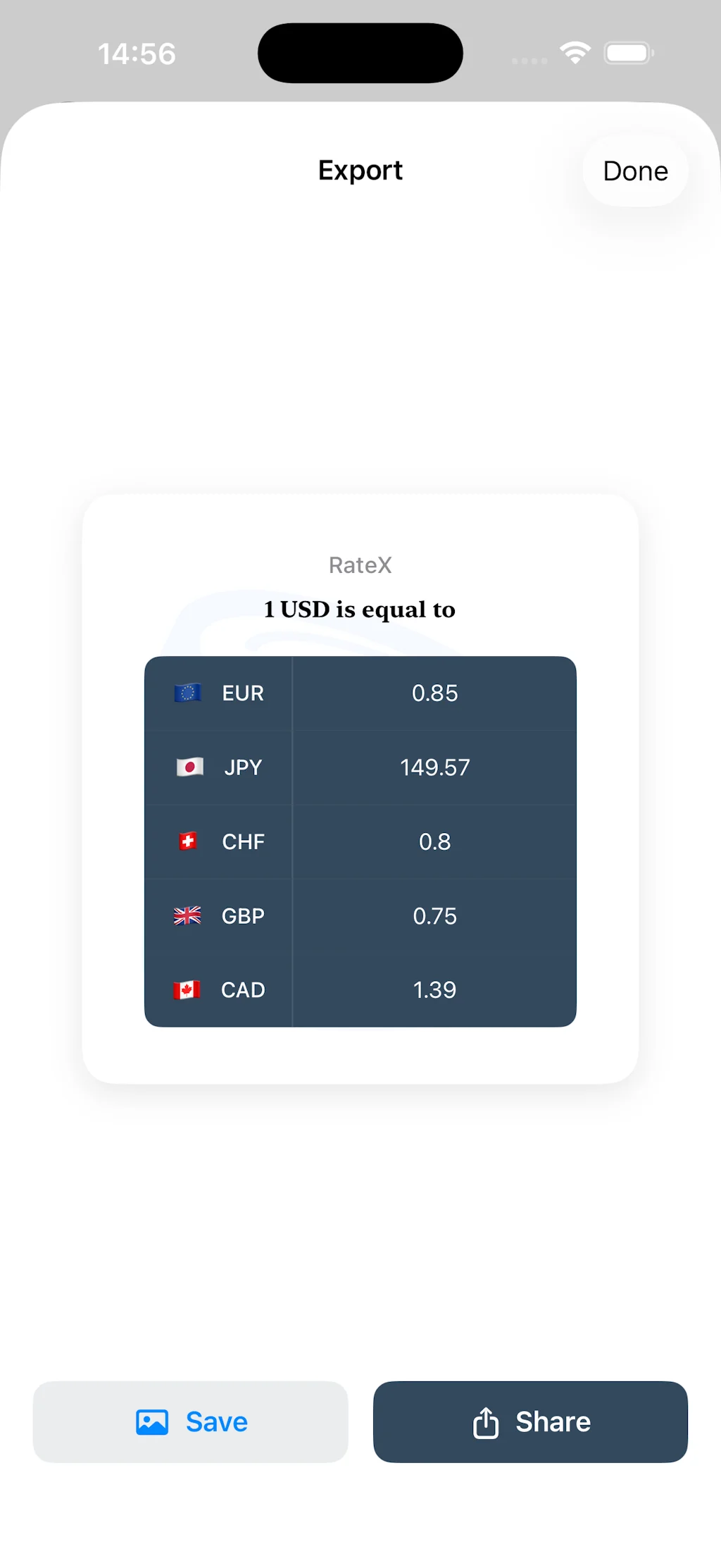 RateX AI: Currency Converter screenshot 4 of 7