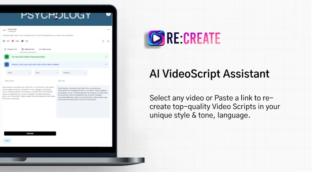 RE:Create Video  screenshot 4 of 5