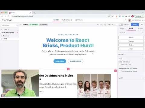 React Bricks screenshot 1 of 7