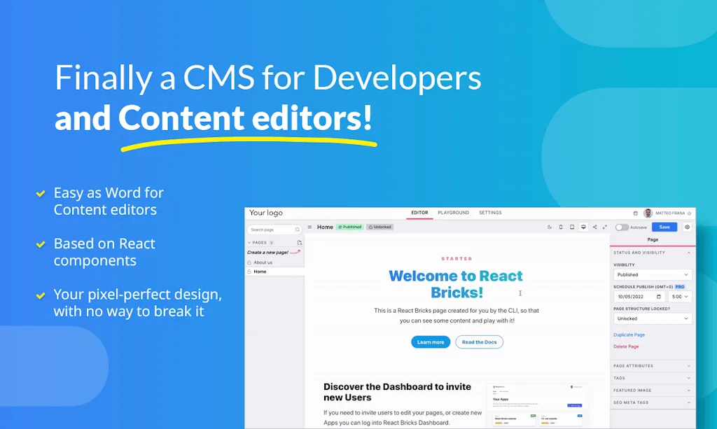 React Bricks screenshot 2 of 7