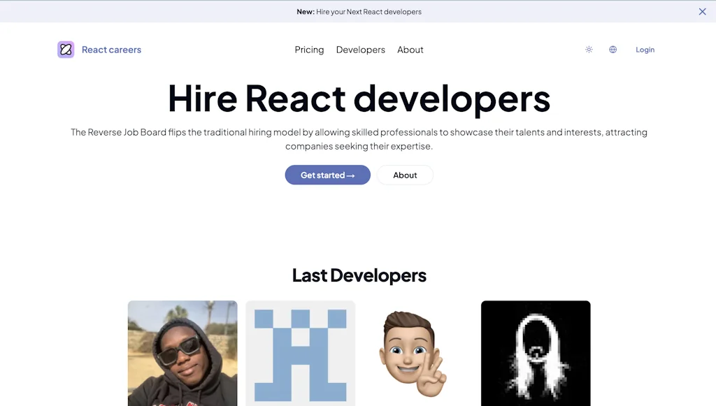 React Careers screenshot 1 of 3