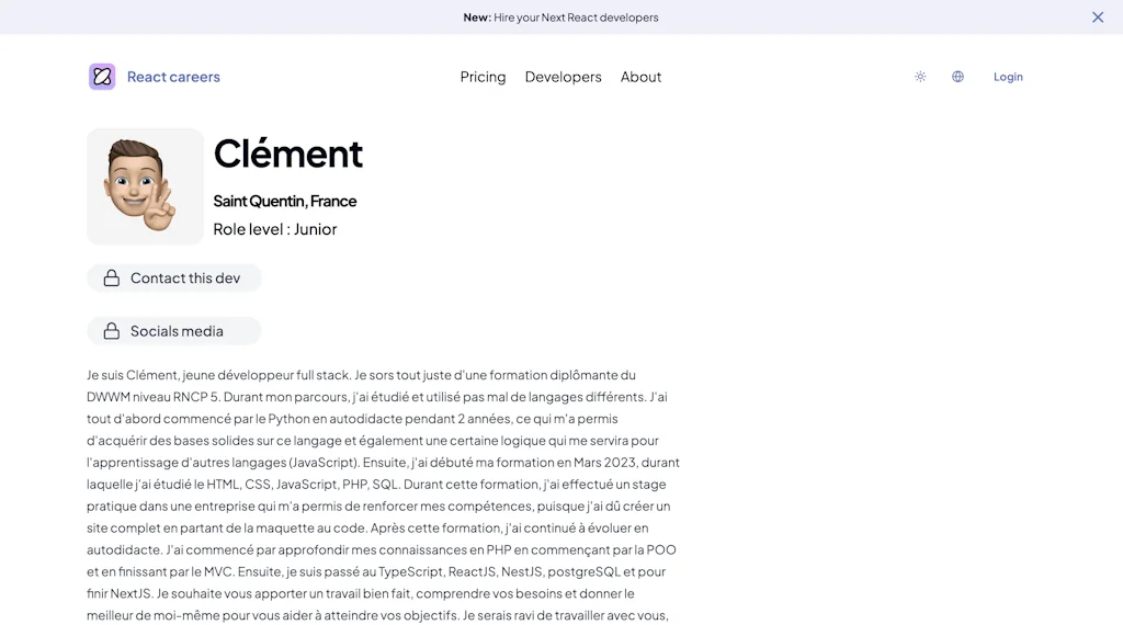 React Careers screenshot 3 of 3