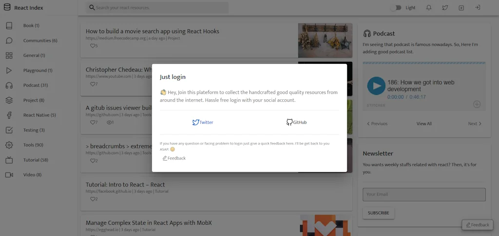 React Index screenshot 2 of 6