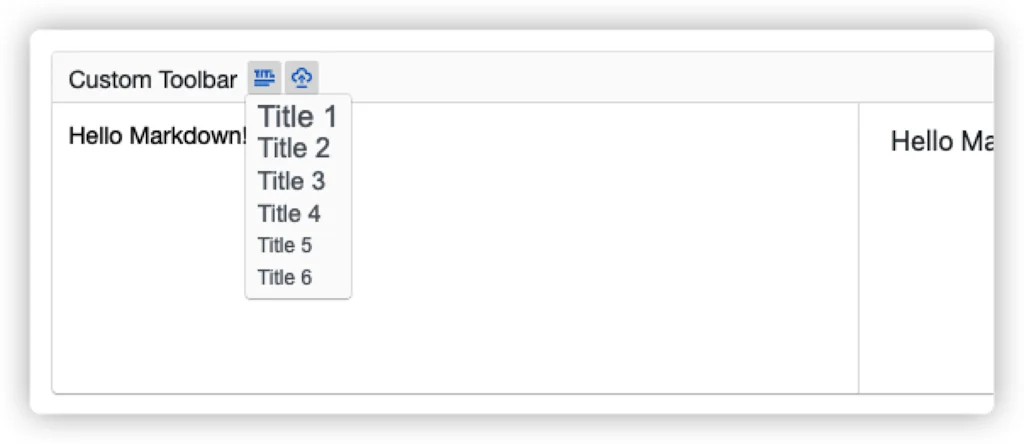 React Markdown Editor screenshot 2 of 3