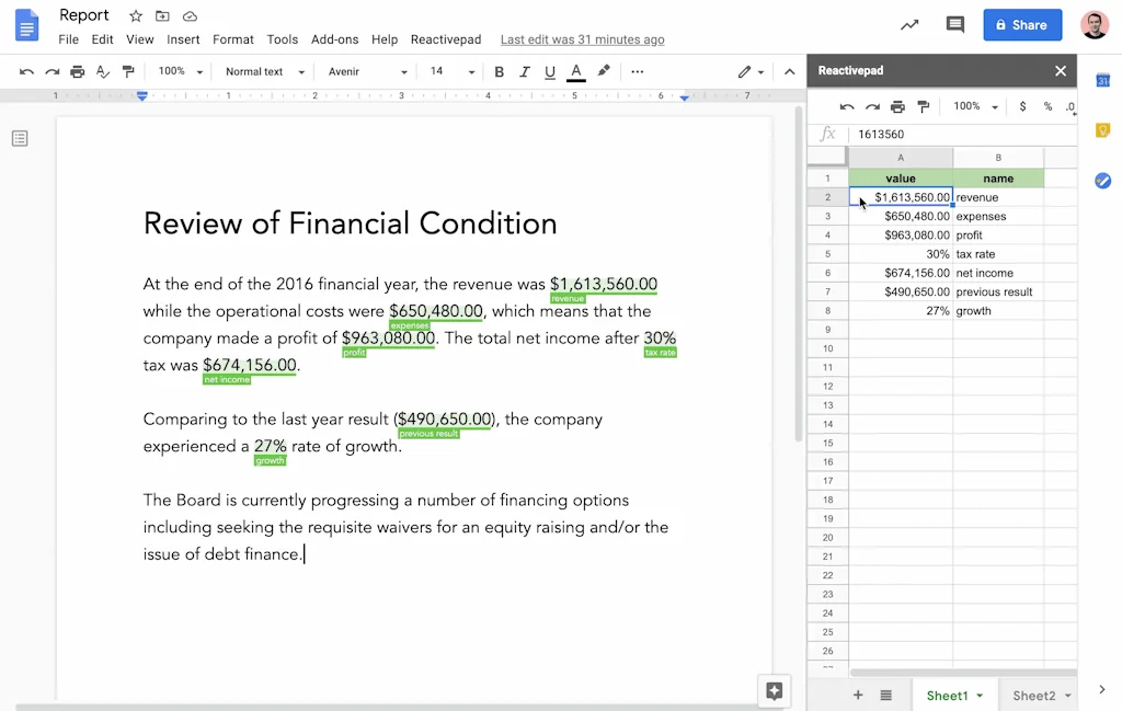 Reactivepad screenshot 1 of 3