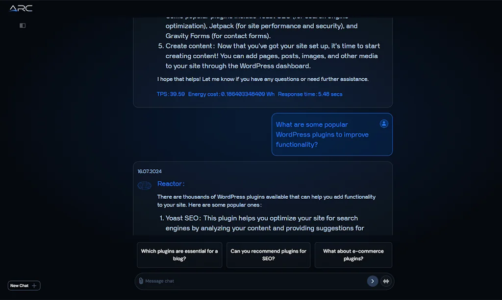 Reactor Chat AI screenshot 5 of 7