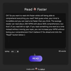 Read 💩 Faster logo