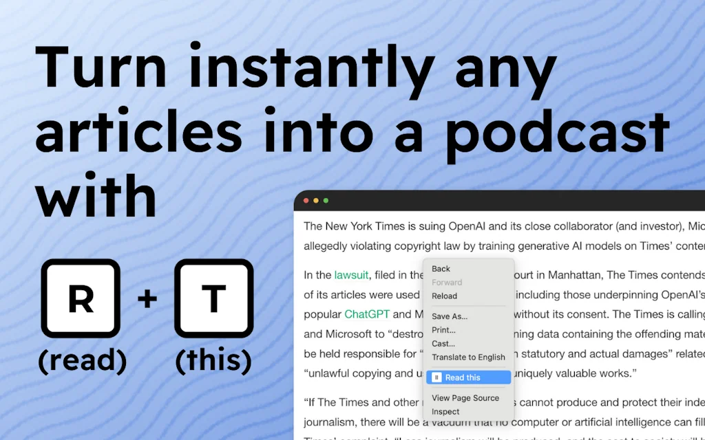 read-this.ai screenshot 1 of 5