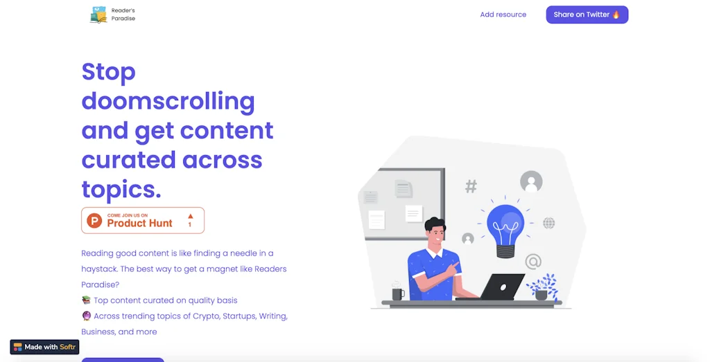 Reader's Paradise screenshot 1 of 2