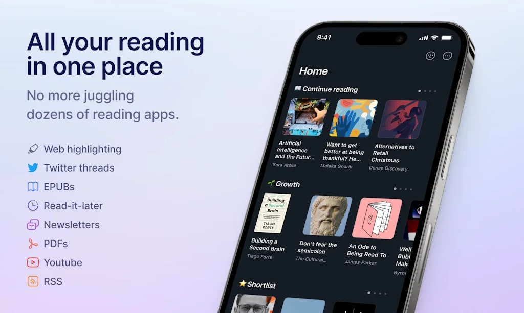 Readwise screenshot 1 of 3