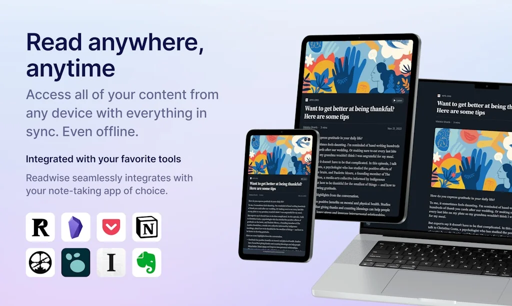 Readwise screenshot 3 of 3