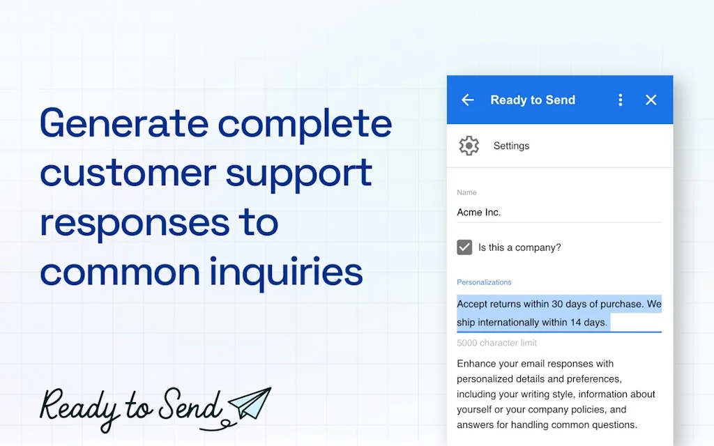 Ready to Send screenshot 3 of 4