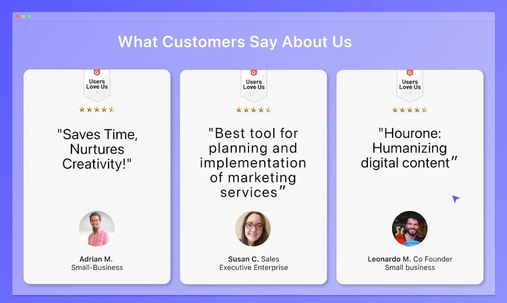 Reals by Hour One screenshot 5 of 5