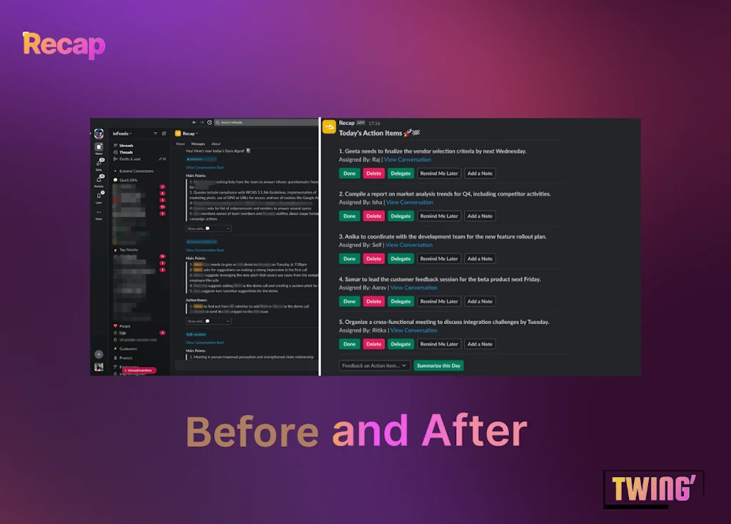 Recap screenshot 1 of 3