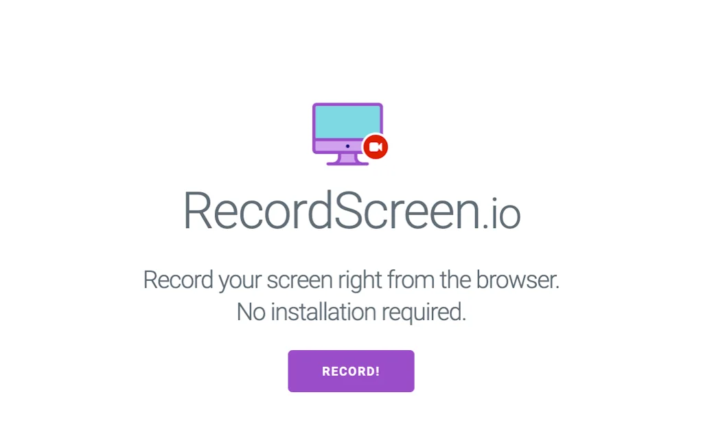 RecordScreen.io screenshot 1 of 2