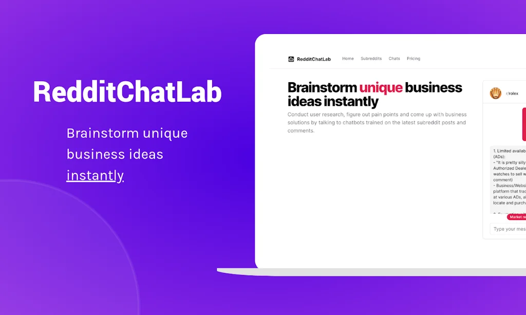 RedditChatLab screenshot 2 of 4