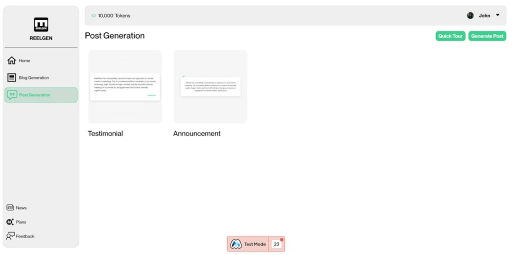 REELGEN screenshot 3 of 3