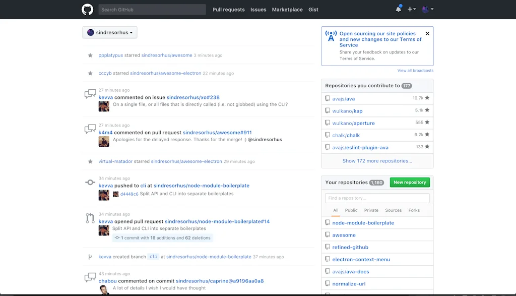Refined Github screenshot 3 of 4