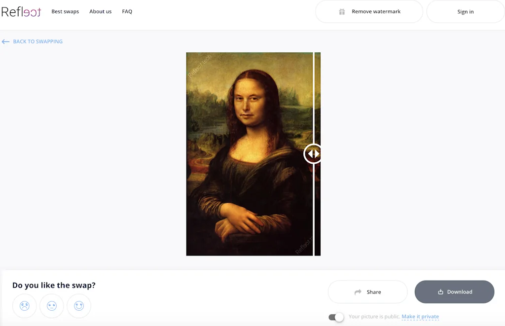 Reflect: Realistic Face Swap screenshot 1 of 7