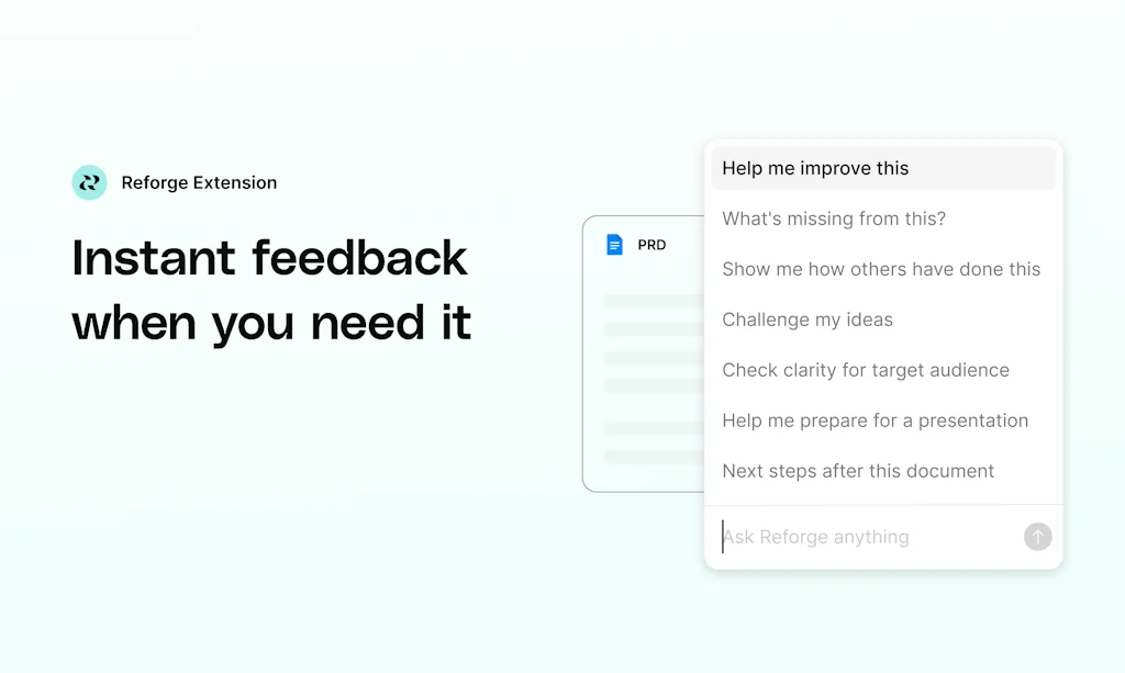 Reforge Extension screenshot 2 of 6