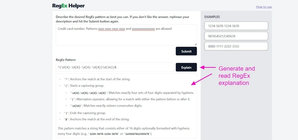RegEx Helper screenshot 2 of 4