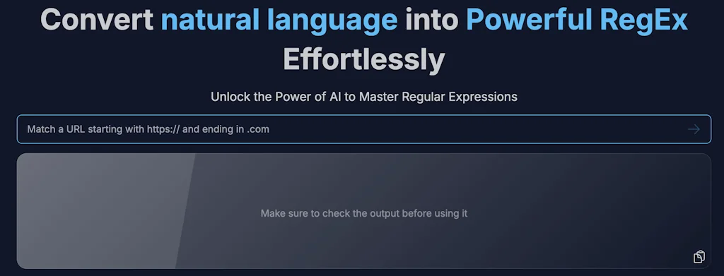 RegexBot screenshot 2 of 3