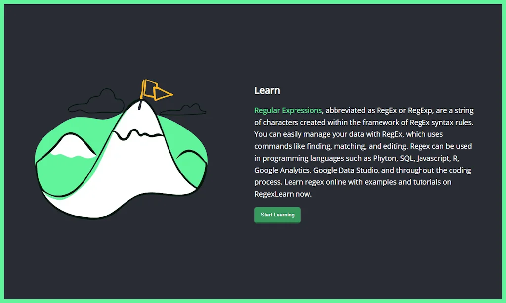 RegexLearn screenshot 2 of 7