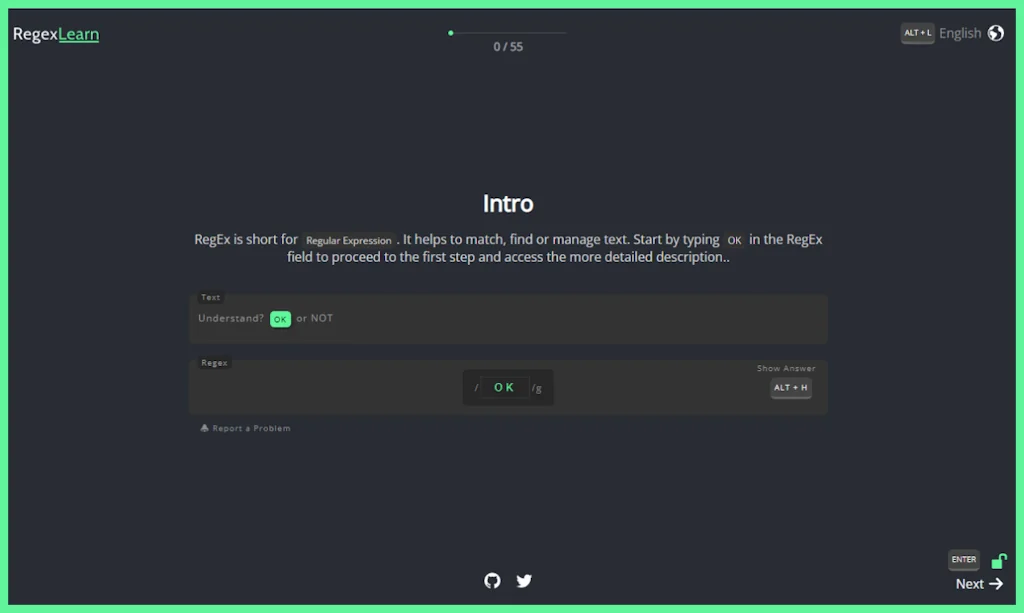 RegexLearn screenshot 6 of 7