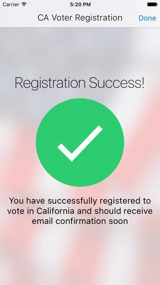 Register to Vote screenshot 5 of 9
