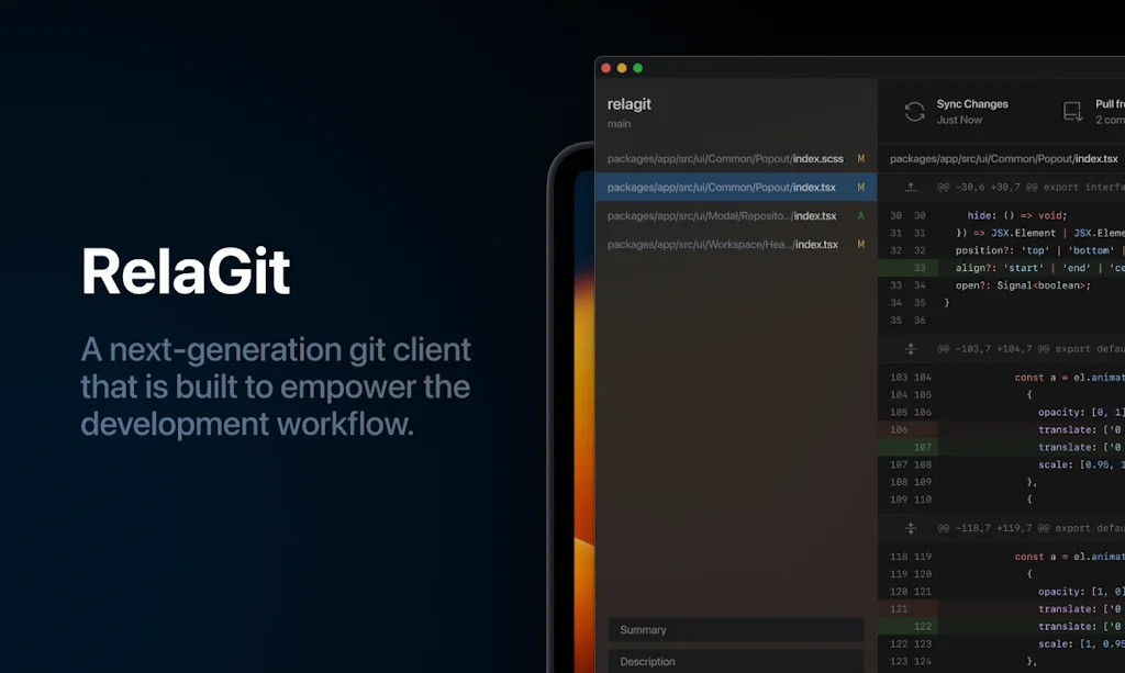 RelaGit screenshot 1 of 3
