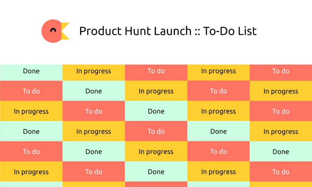 Relatively No-frills PH Launch Checklist screenshot 1 of 4