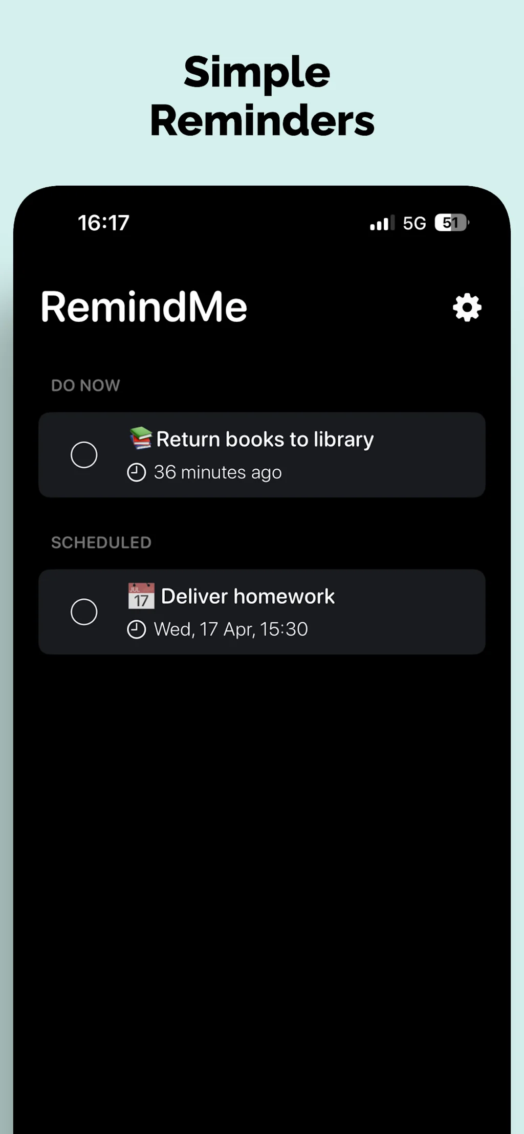 RemindMe screenshot 1 of 4