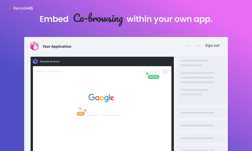 Remote Browser Embed screenshot 2 of 5