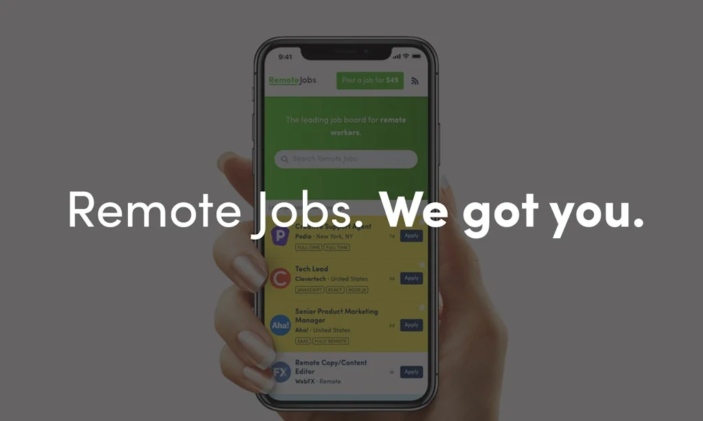Remote Jobs screenshot 2 of 3