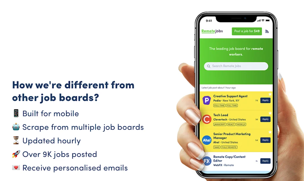 Remote Jobs screenshot 3 of 3