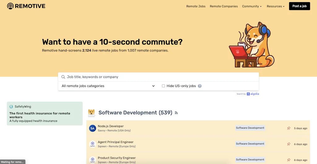Remotive screenshot 1 of 5