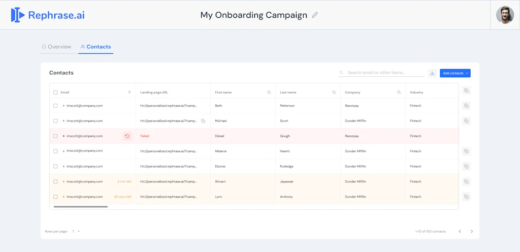 Rephrase.ai screenshot 6 of 8
