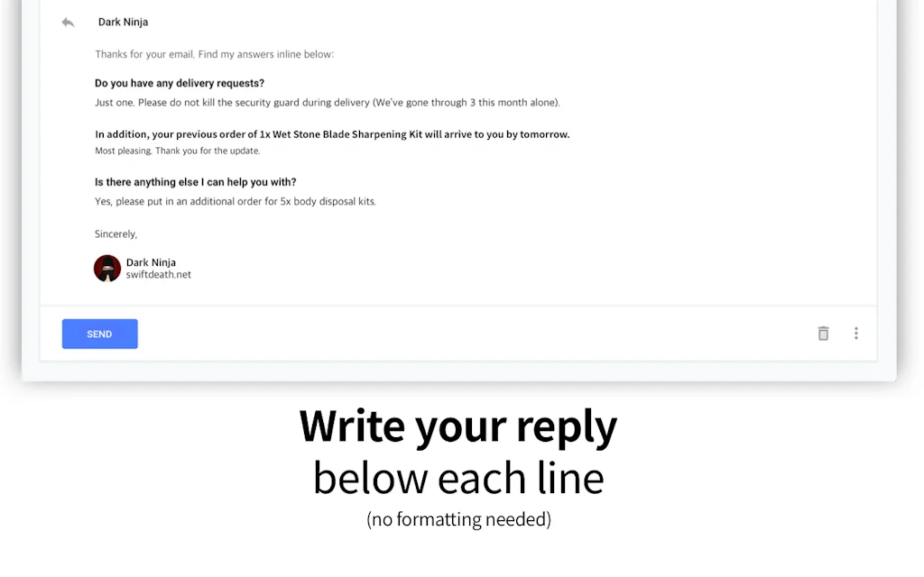 Reply Ninja screenshot 3 of 4
