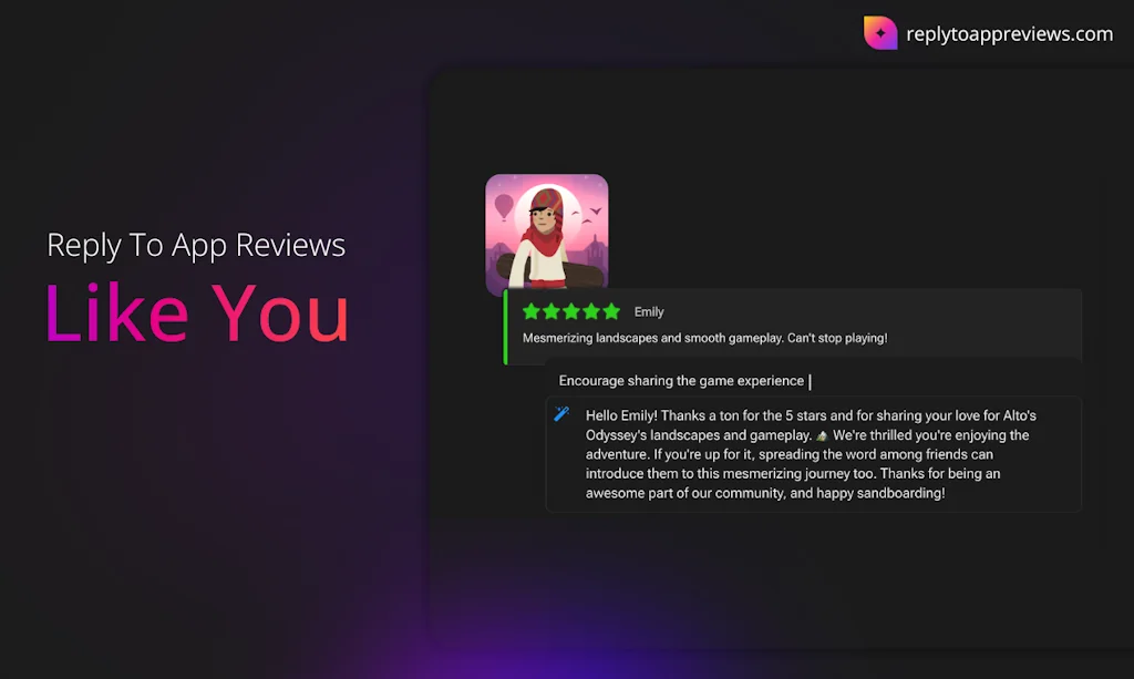 ReplyToAppReviews screenshot 2 of 3