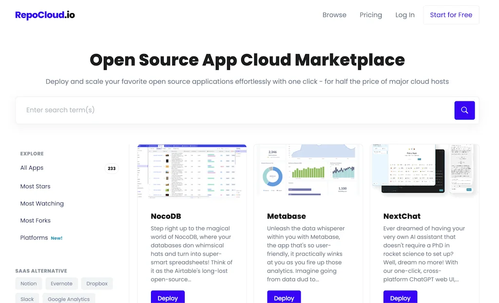 RepoCloud.io screenshot 6 of 9