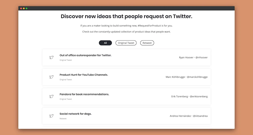 #RequestForProduct screenshot 2 of 4