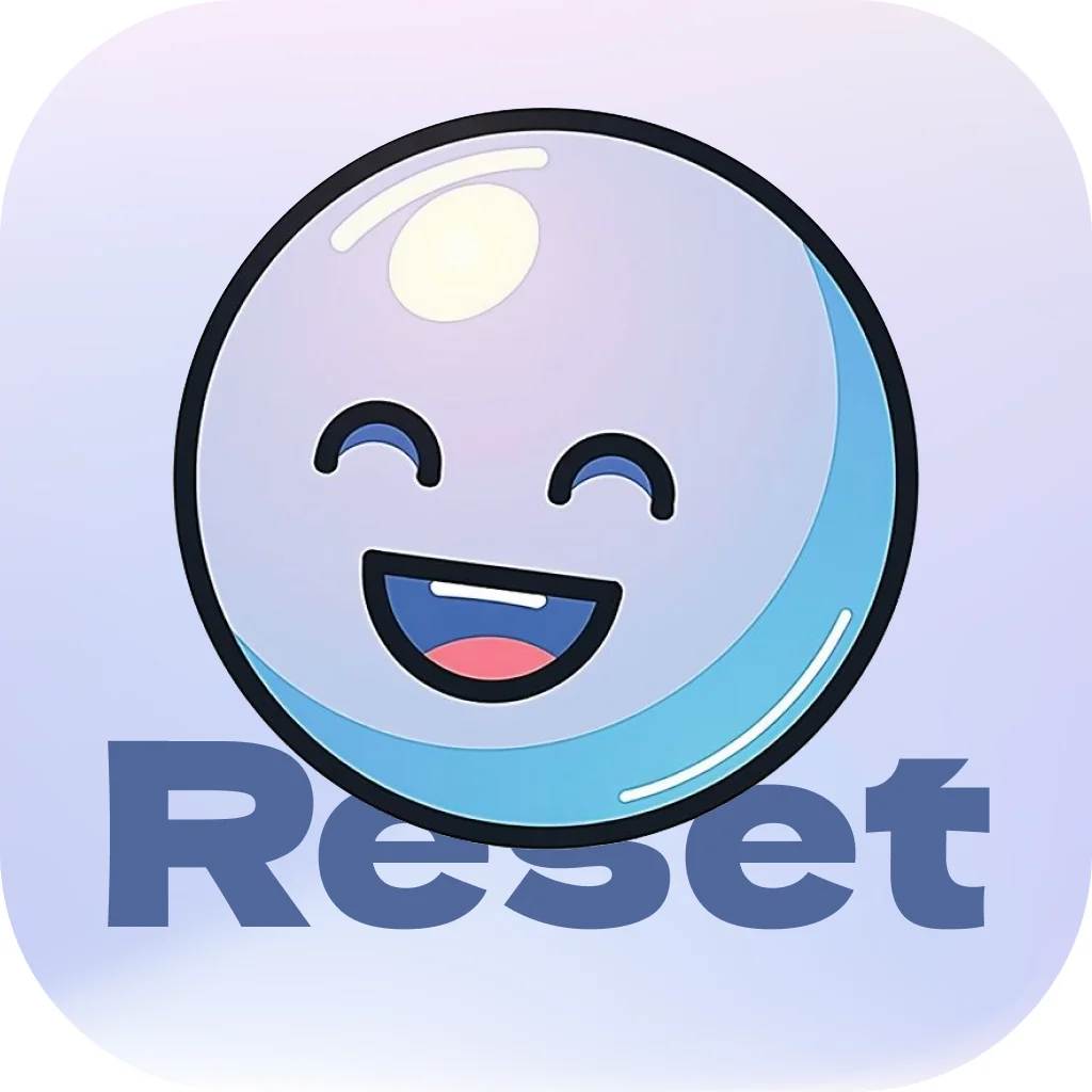 Reset: Journal to reduce anxiety logo