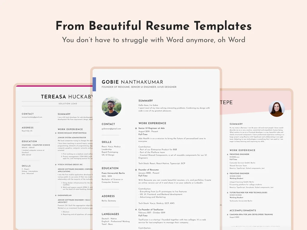 Resoume screenshot 3 of 7