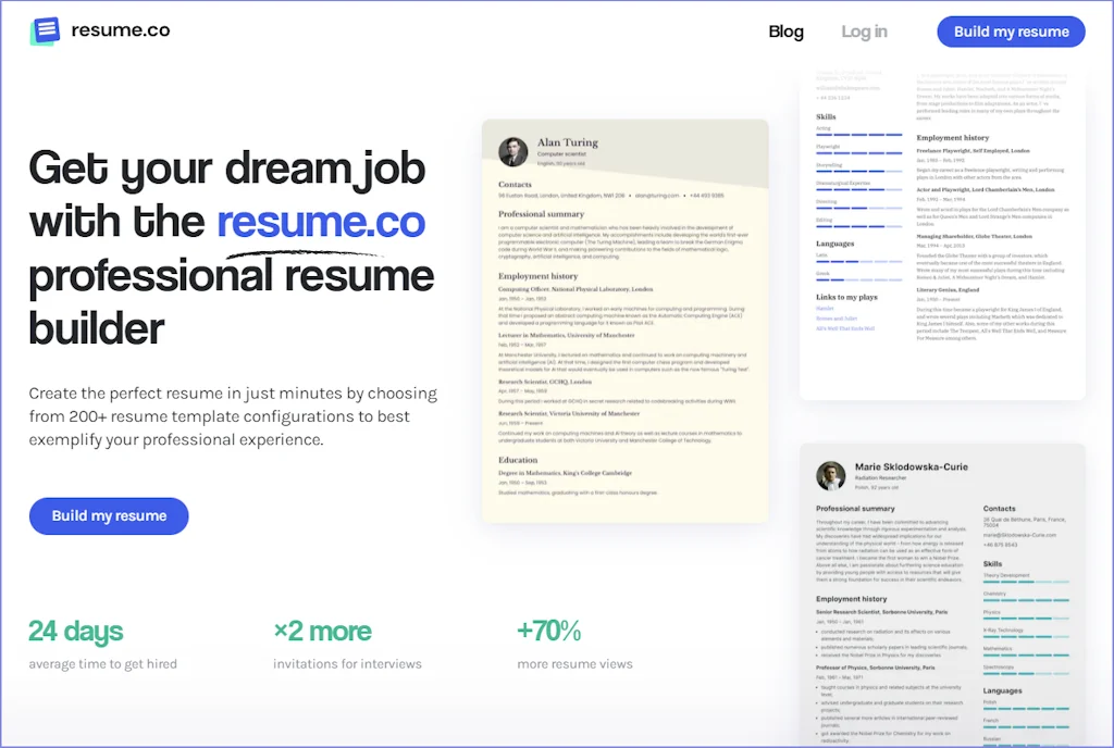 Resume.co screenshot 2 of 2