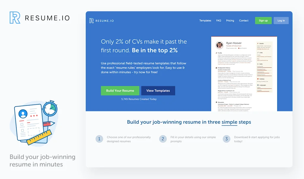 Resume Io screenshot 6 of 7